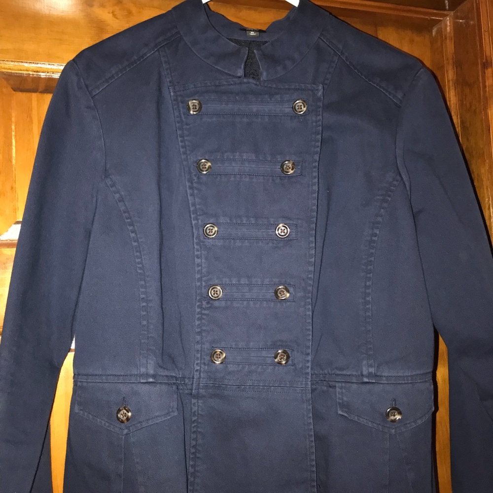 Navy blue army looking jacket